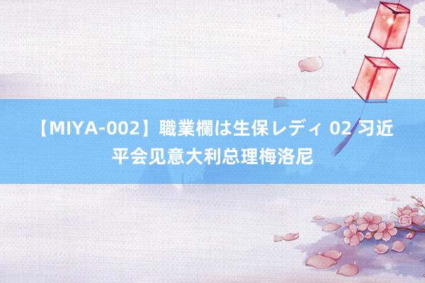 【MIYA-002】職業欄は生保レディ 02 习近平会见意大利总理梅洛尼